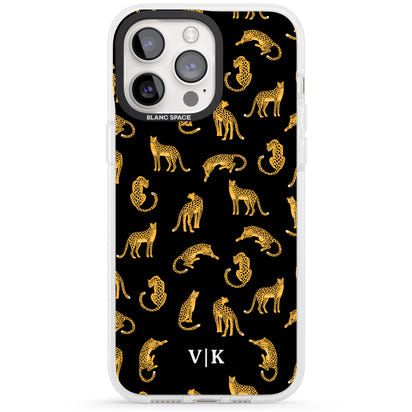 Personalised Gold Cheetah Pattern