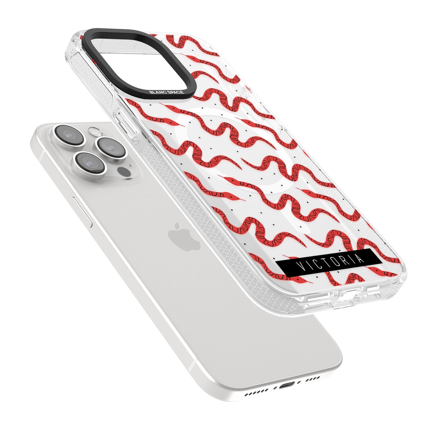 Personalised Red Snake Pattern