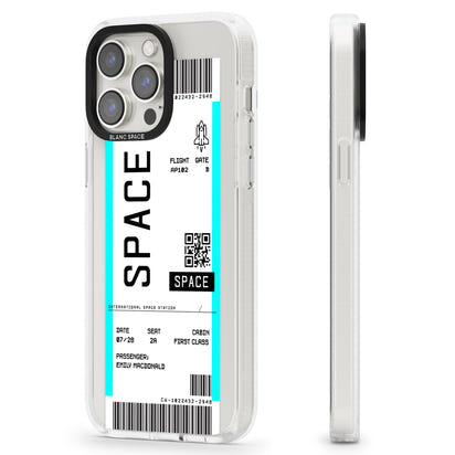 Personalised Space Travel Ticket