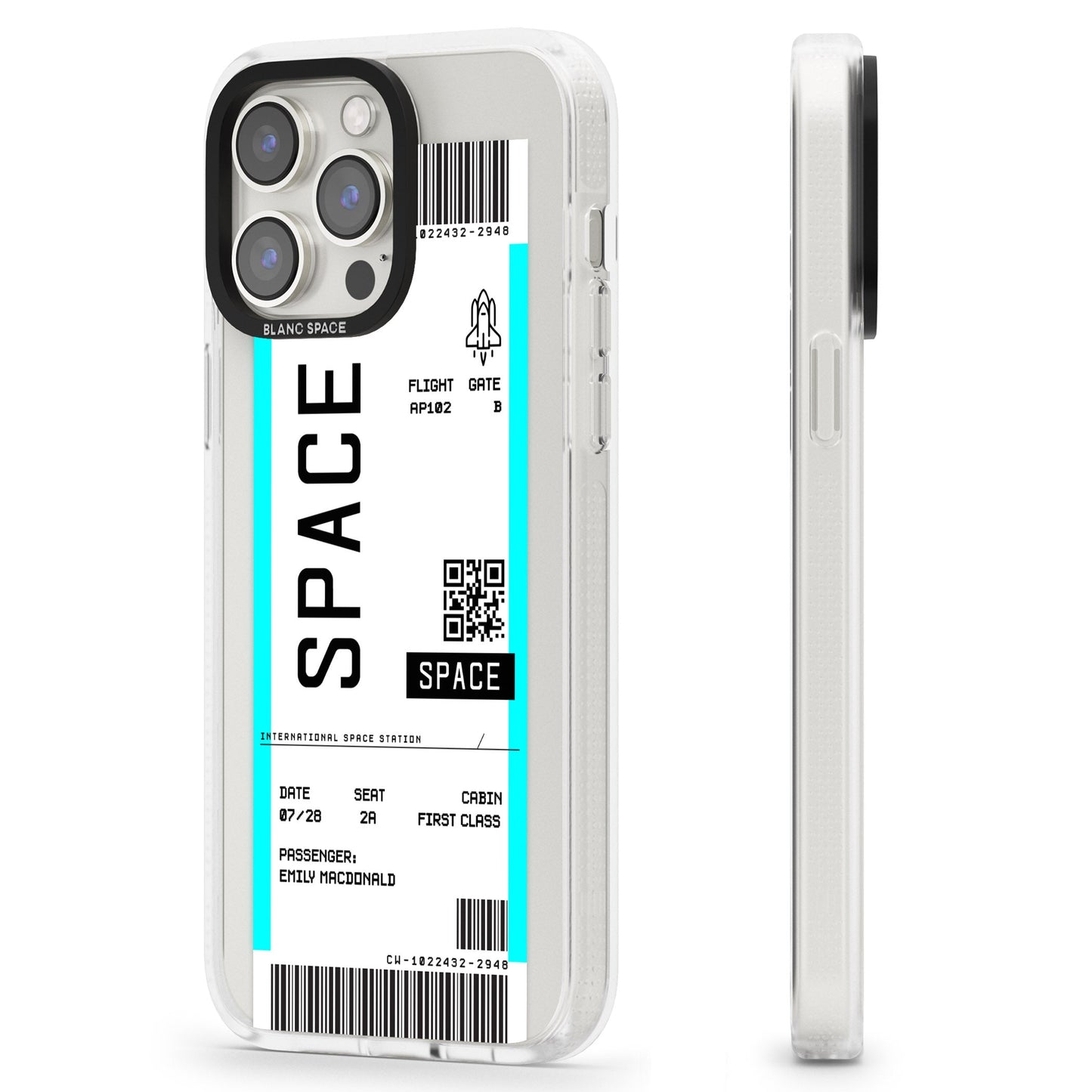 Personalised Space Travel Ticket