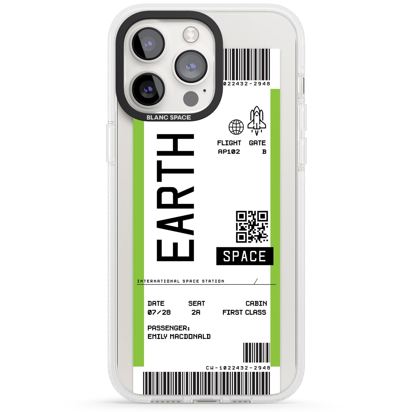 Personalised Earth Travel Ticket