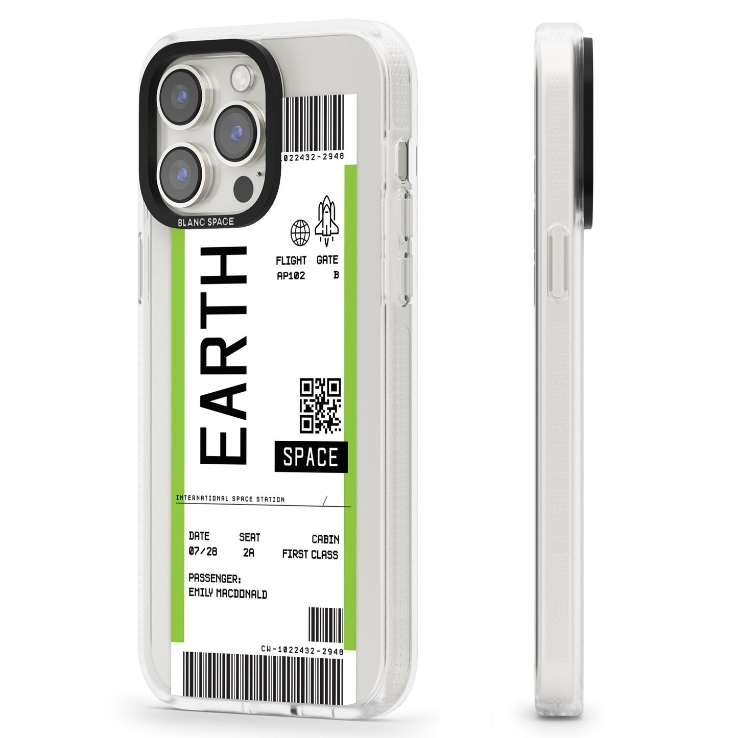 Personalised Earth Travel Ticket