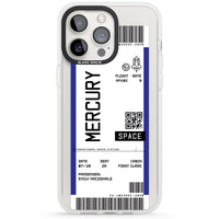 Personalised Mercury Travel Ticket