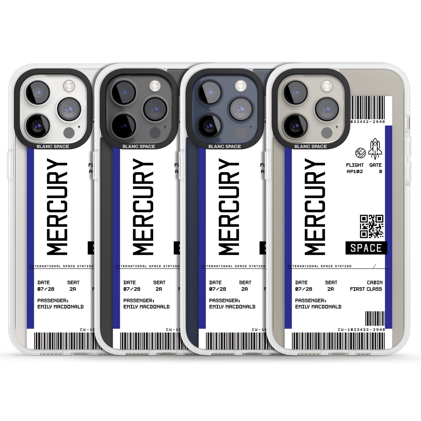 Personalised Mercury Travel Ticket