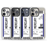Personalised Mercury Travel Ticket