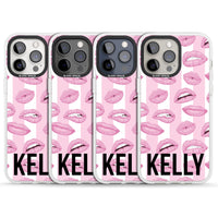 Personalised Pink Stripes & Lips
