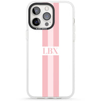 Personalised Minimal Pink Stripe