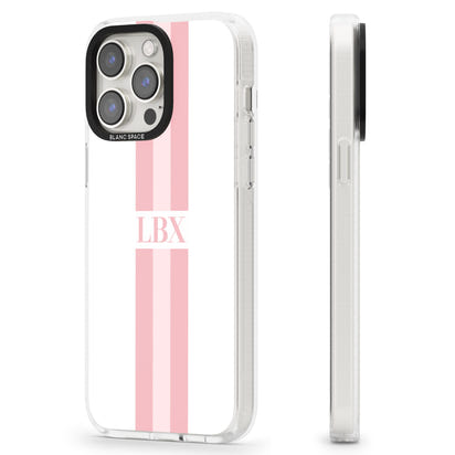 Personalised Minimal Pink Stripe
