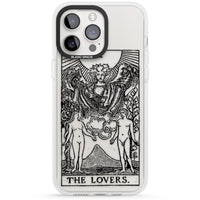 Personalisierte Tarotkarte „Die Liebenden“ (Transparent)