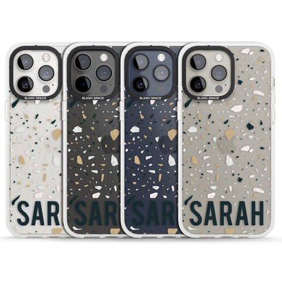 Personalised Terrazzo Blue, Pink, Brown