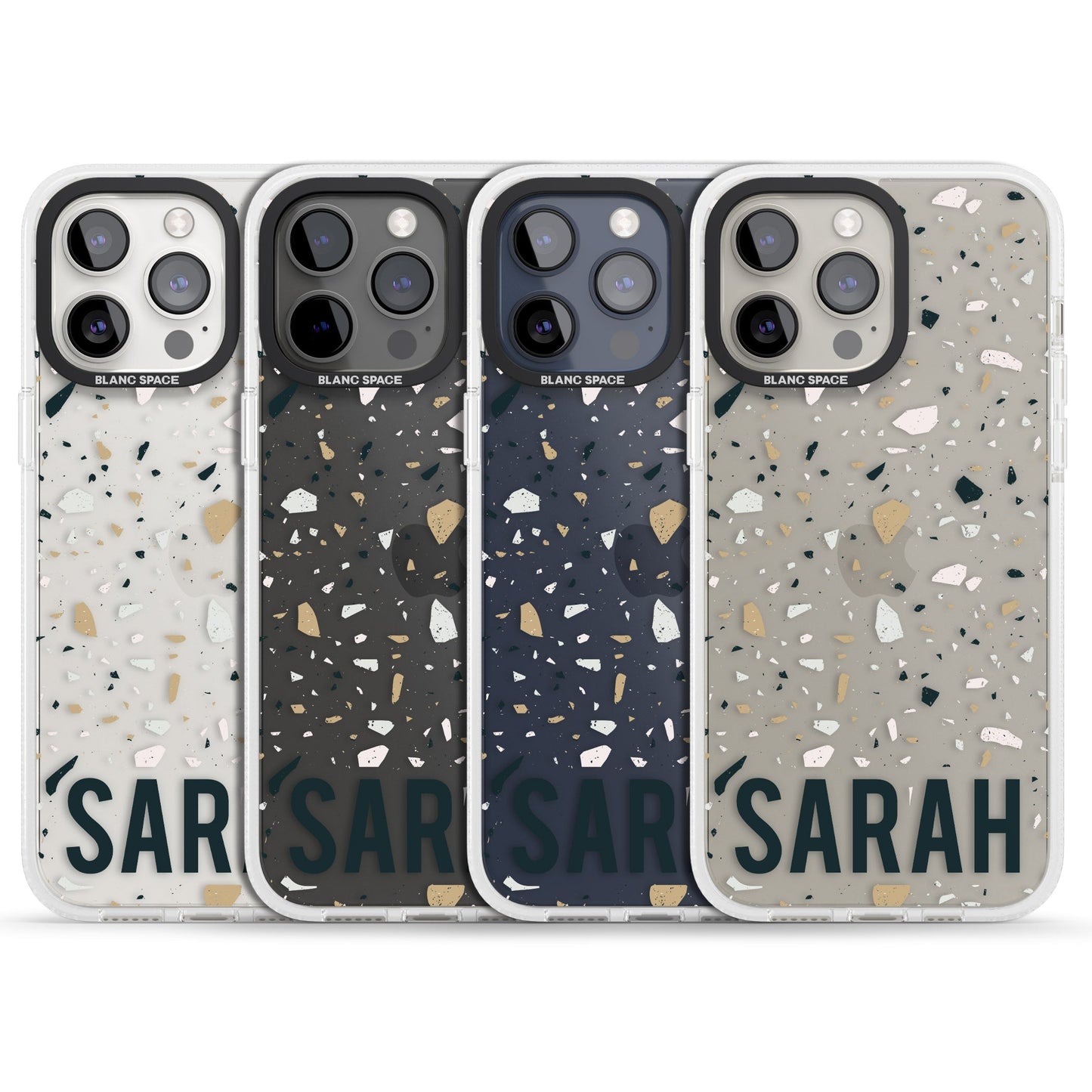 Personalised Terrazzo Blue, Pink, Brown