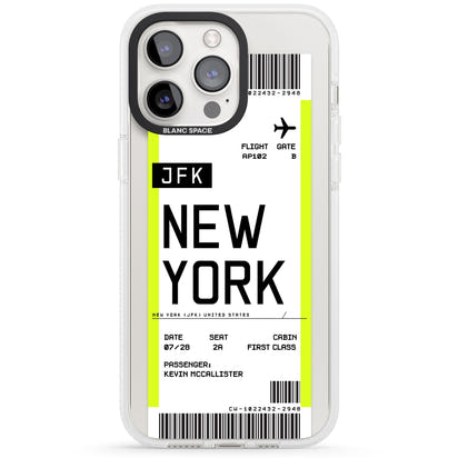 Personalised New York Boarding Pass
