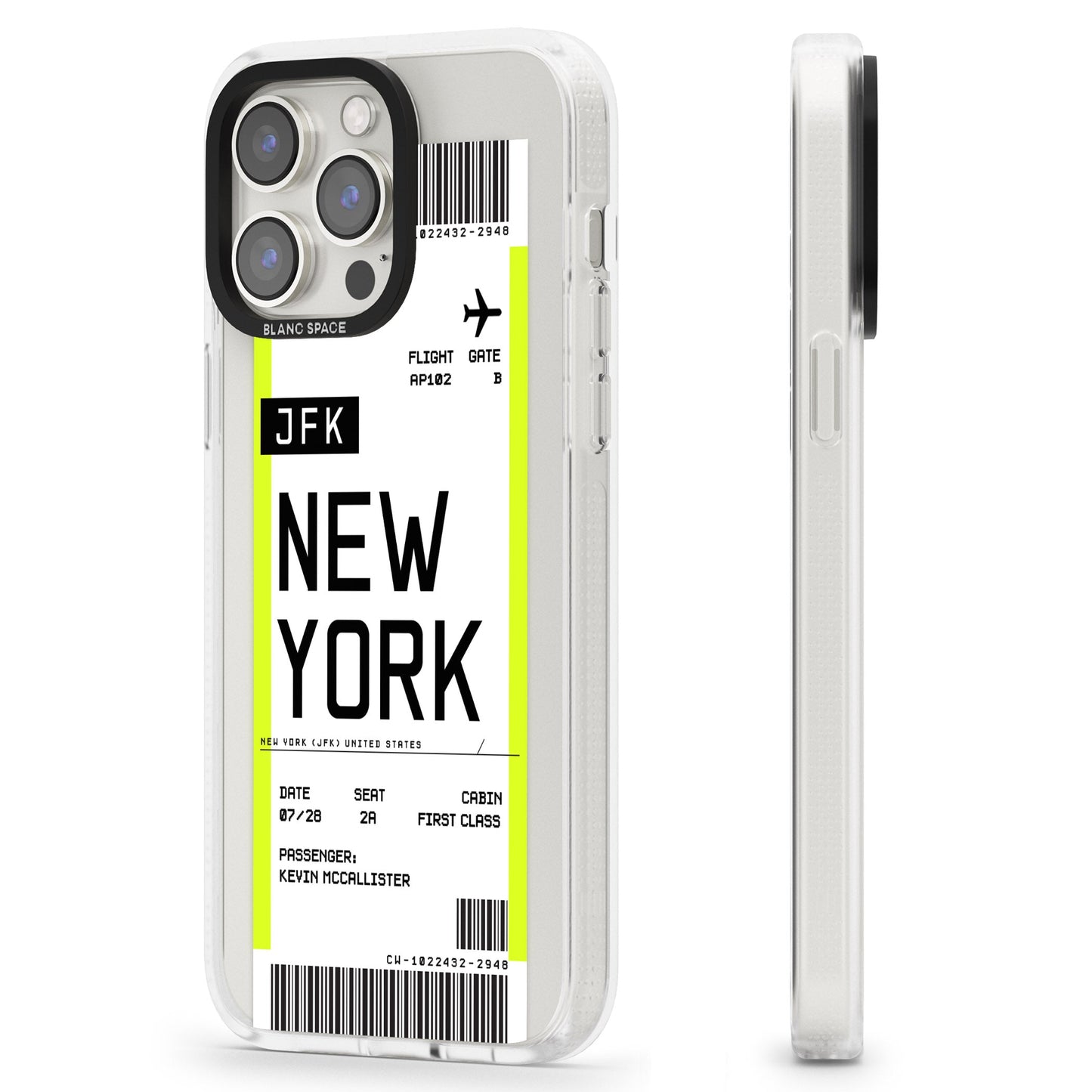 Personalised New York Boarding Pass