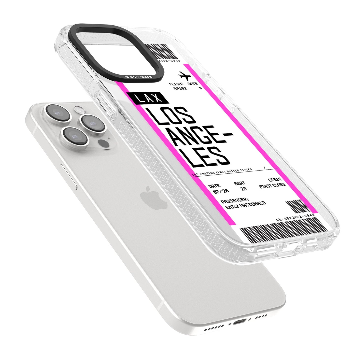 Personalisierte Bordkarte für Los Angeles