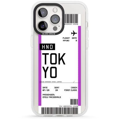 Personalised Tokyo Boarding Pass