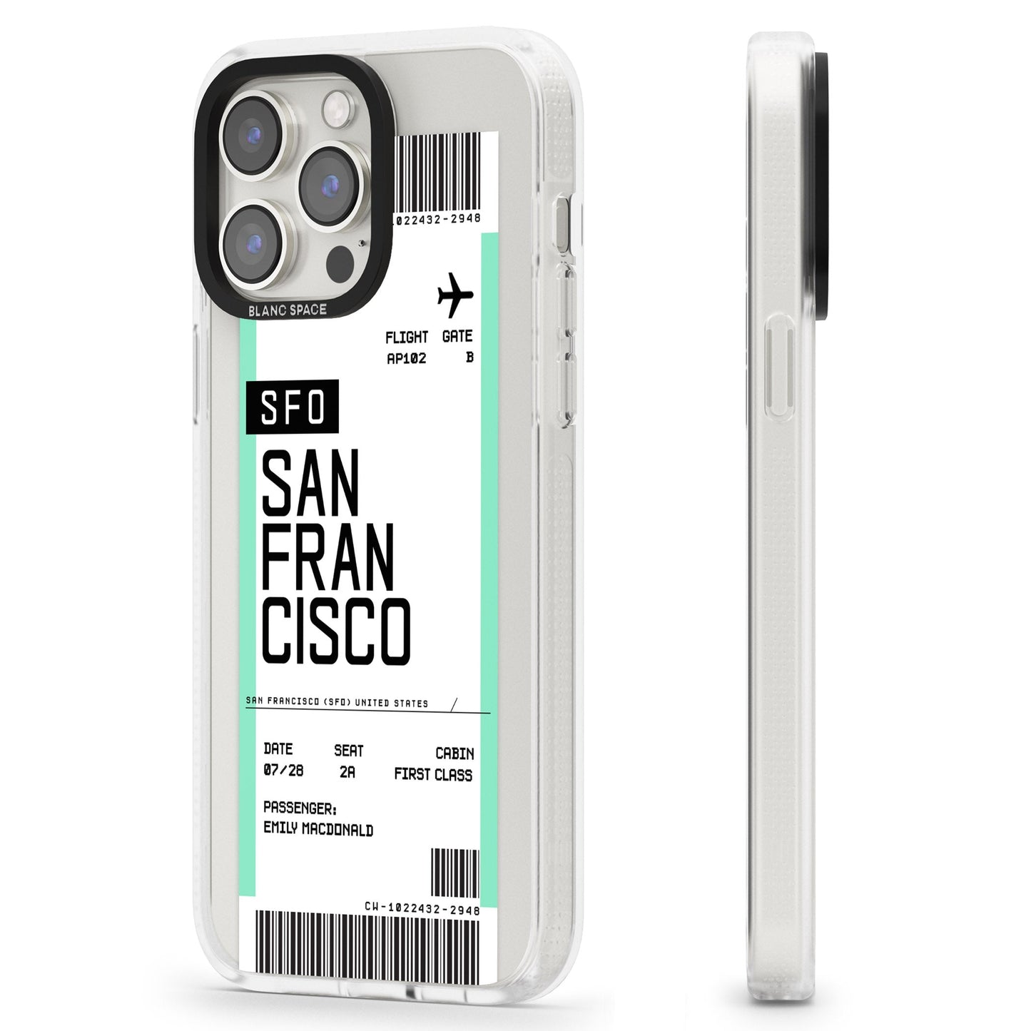 Personalised San Francisco Boarding Pass