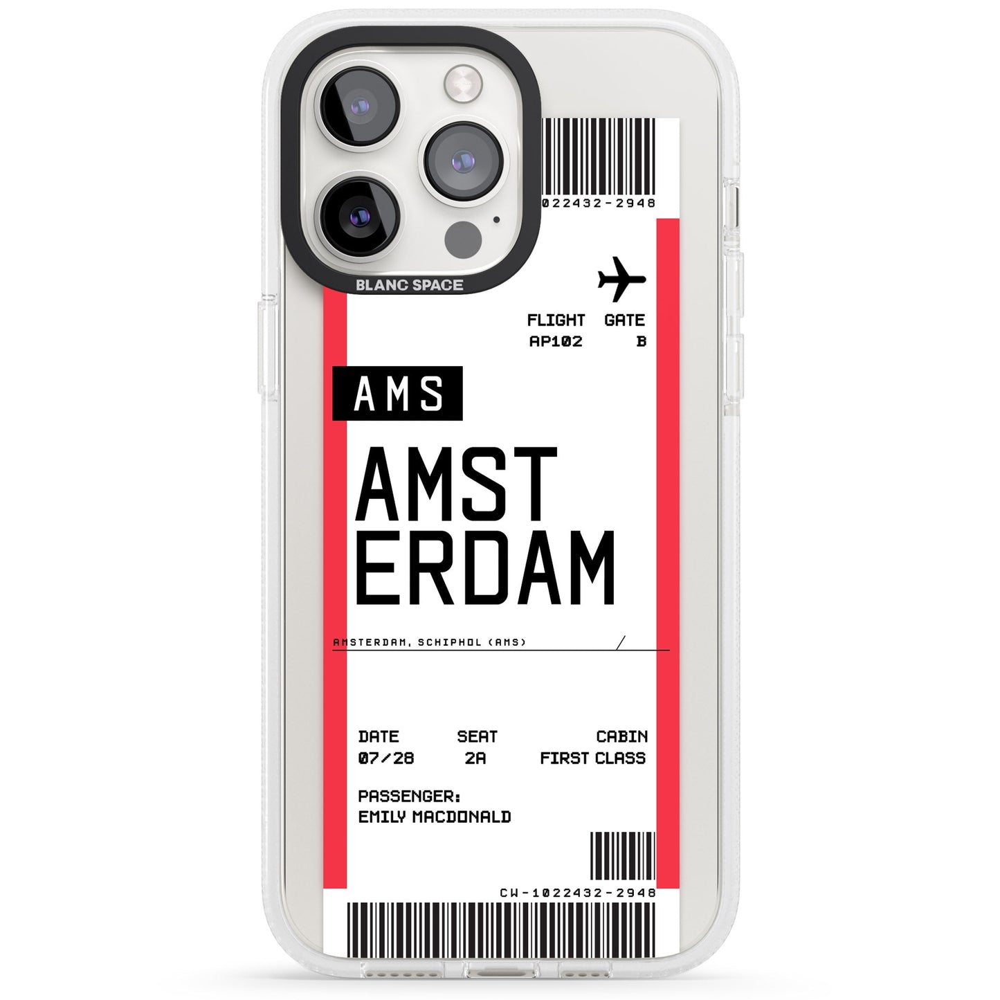 Personalised Amsterdam Boarding Pass