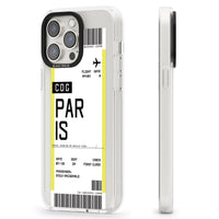 Personalised Paris Boarding Pass