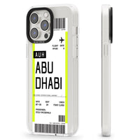 Personalised Abu Dhabi Boarding Pass