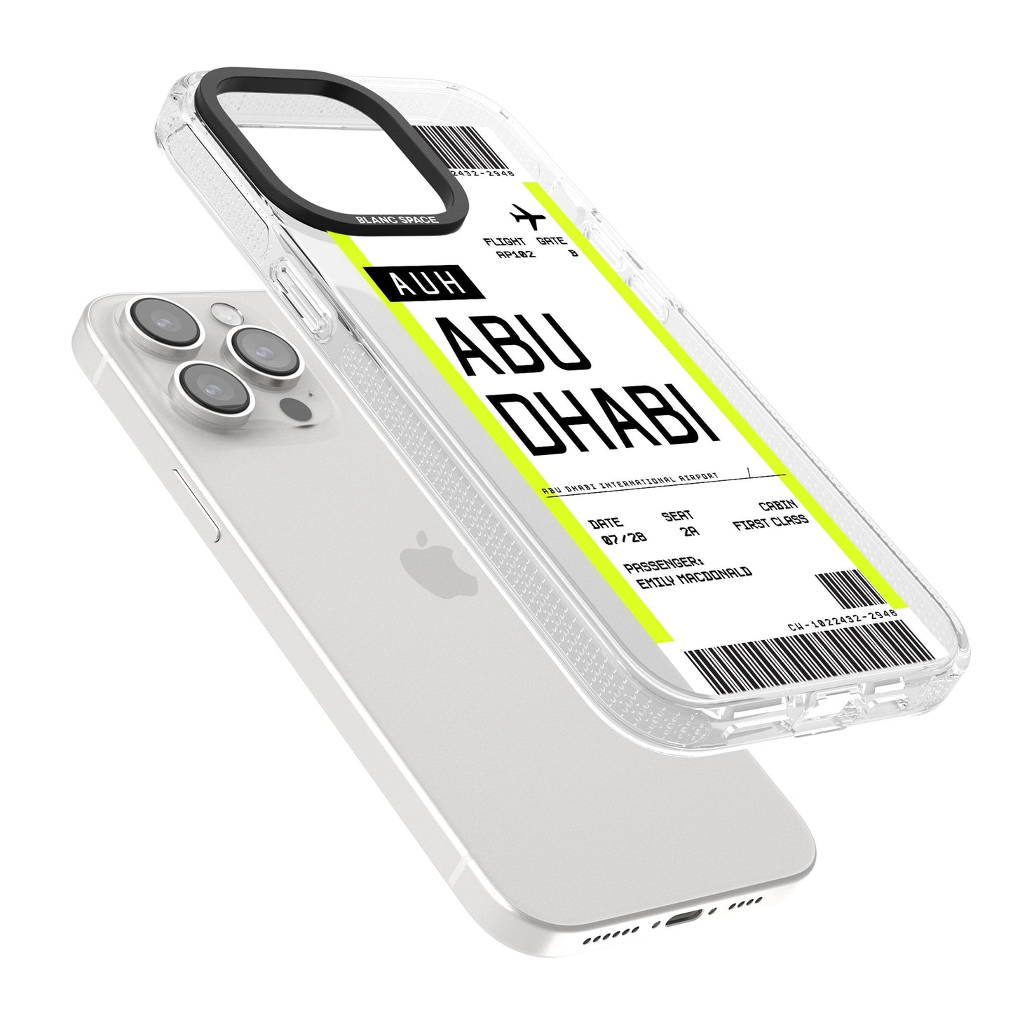 Personalised Abu Dhabi Boarding Pass