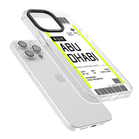 Personalised Abu Dhabi Boarding Pass