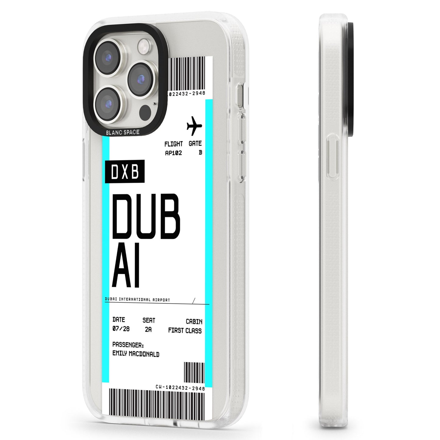 Personalised Dubai Boarding Pass