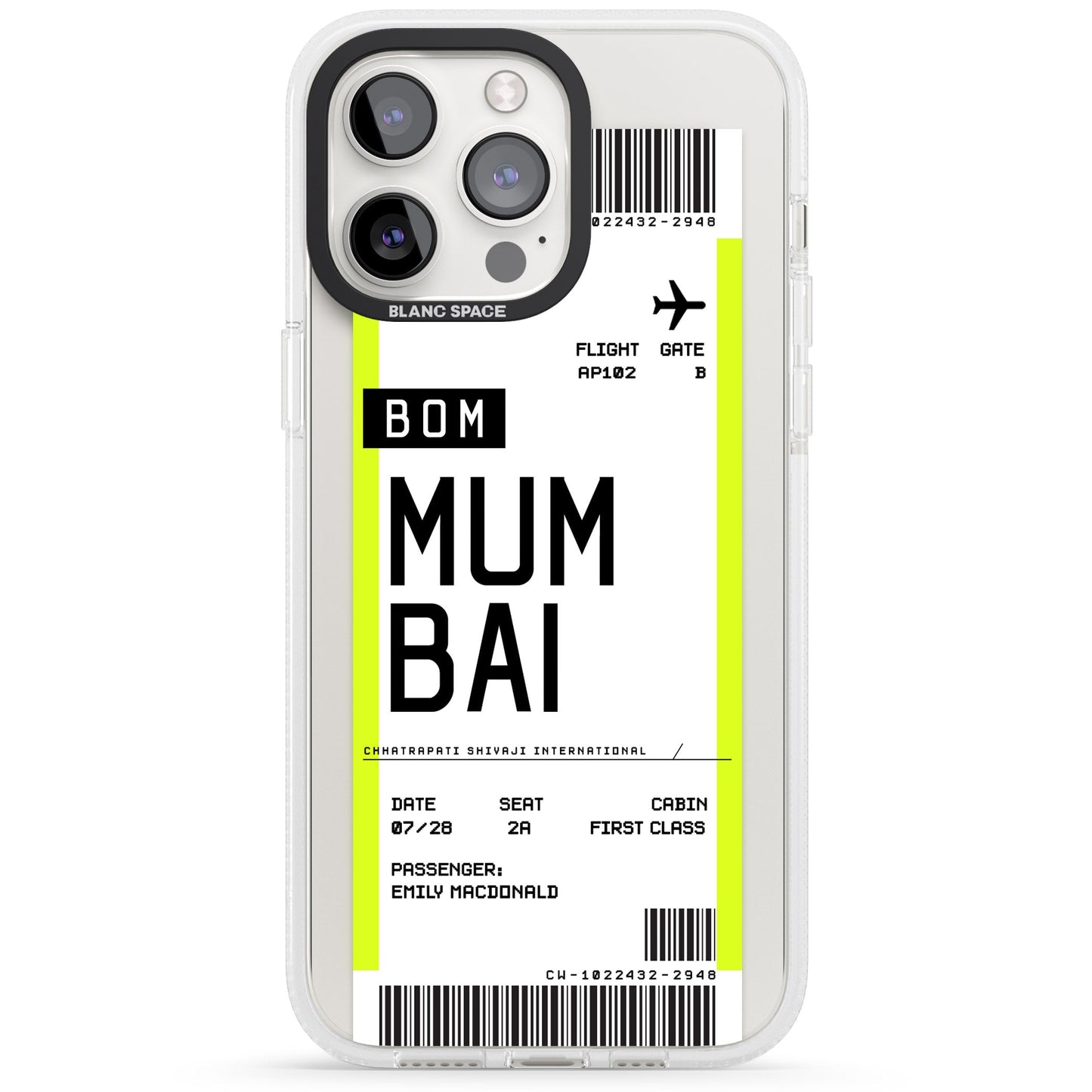 Personalised Mumbai Boarding Pass