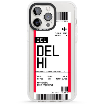 Personalised Delhi Boarding Pass
