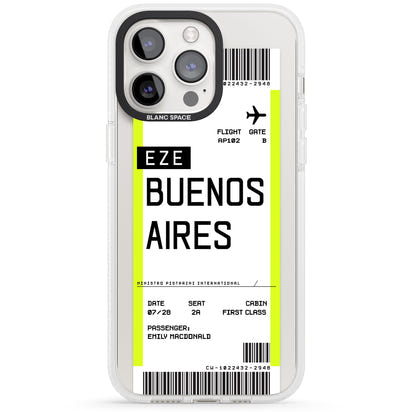 Personalised Buenos Aires Boarding Pass
