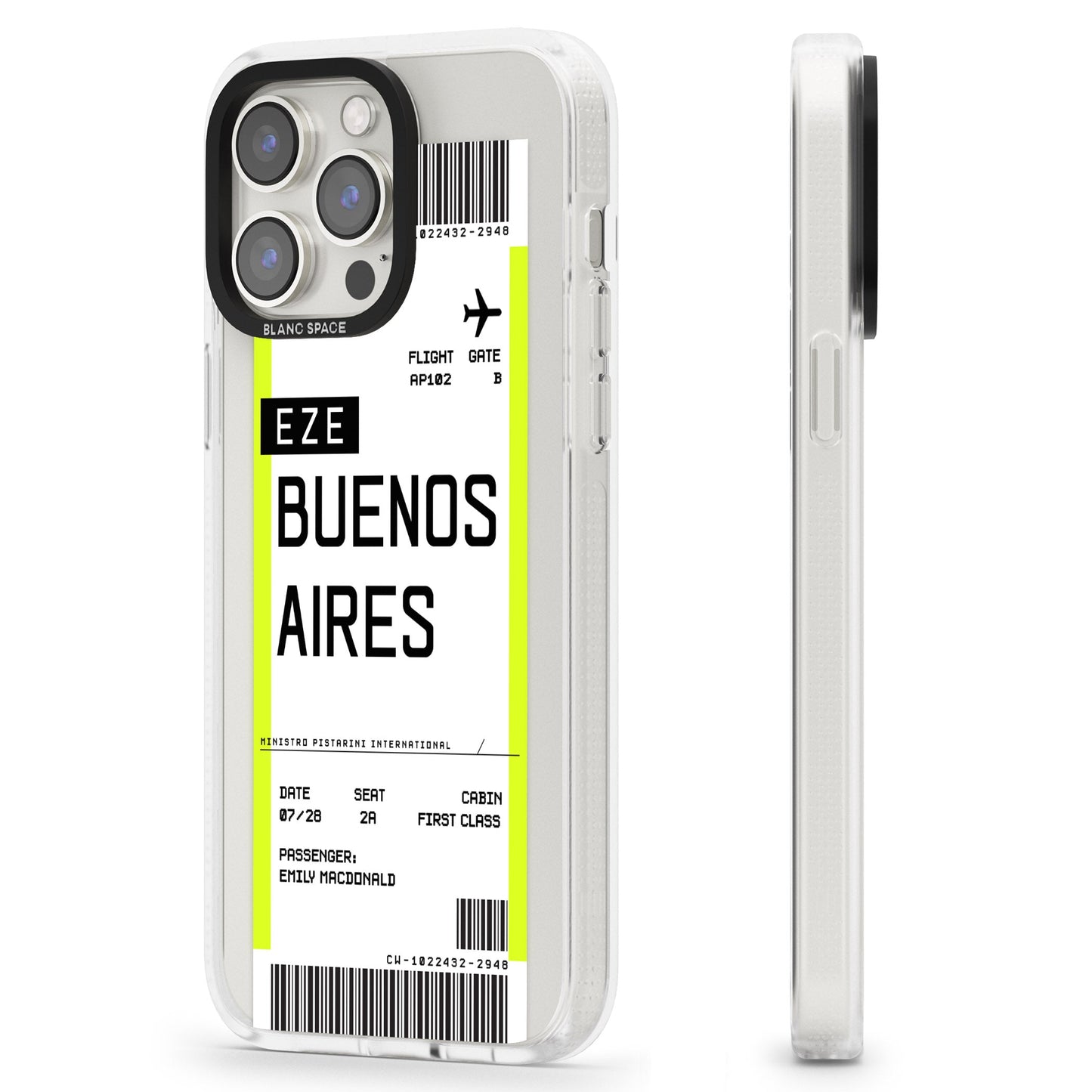 Personalised Buenos Aires Boarding Pass