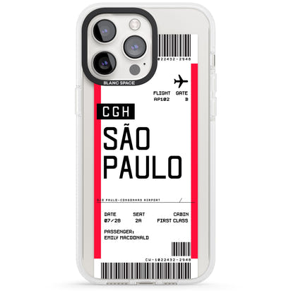Personalisierte Bordkarte für São Paulo