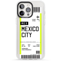 Carte d'embarquement personnalisée pour Mexico