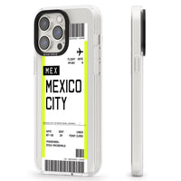 Carte d'embarquement personnalisée pour Mexico