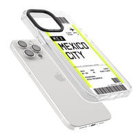 Carte d'embarquement personnalisée pour Mexico