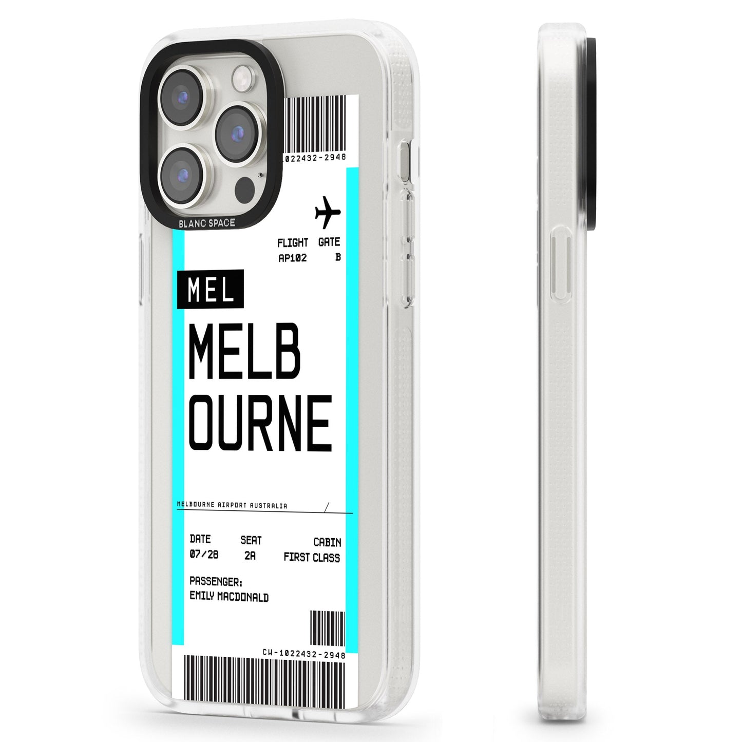 Personalised Melbourne Boarding Pass