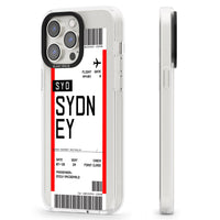 Personalised Sydney Boarding Pass