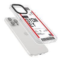 Personalised Sydney Boarding Pass