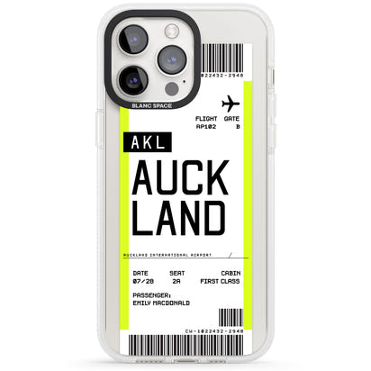 Personalised Auckland Boarding Pass