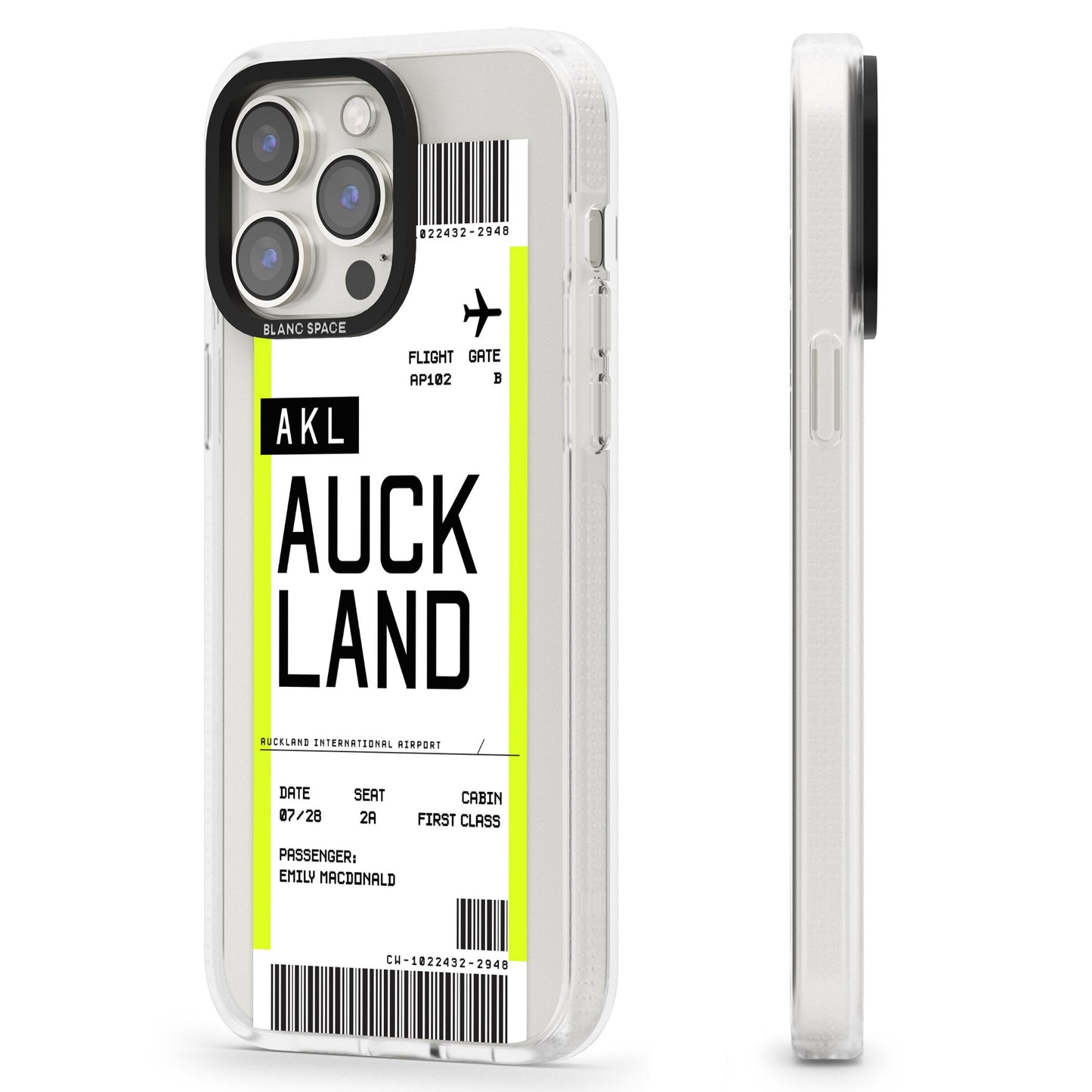Personalised Auckland Boarding Pass