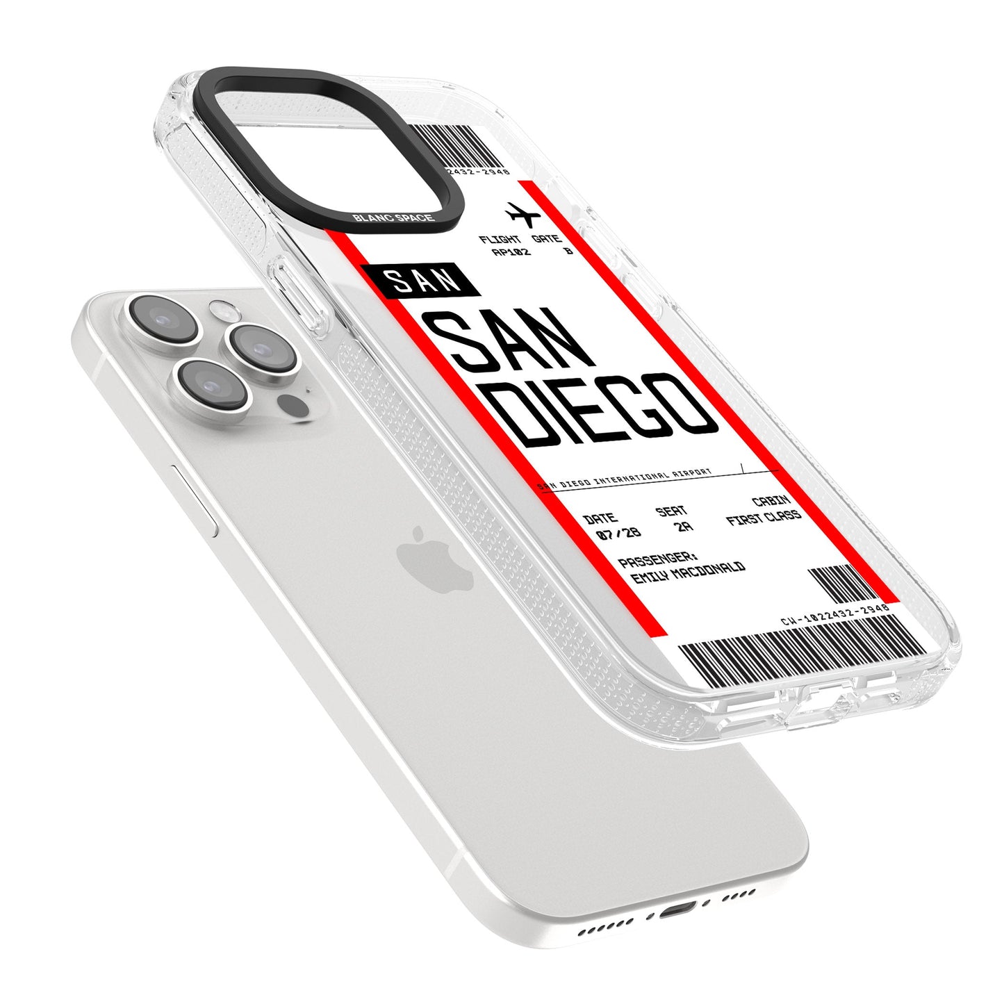 Personalised San Diego Boarding Pass