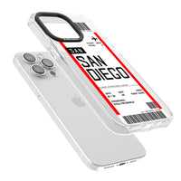 Personalised San Diego Boarding Pass