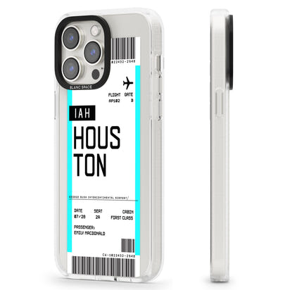 Personalised Houston Boarding Pass