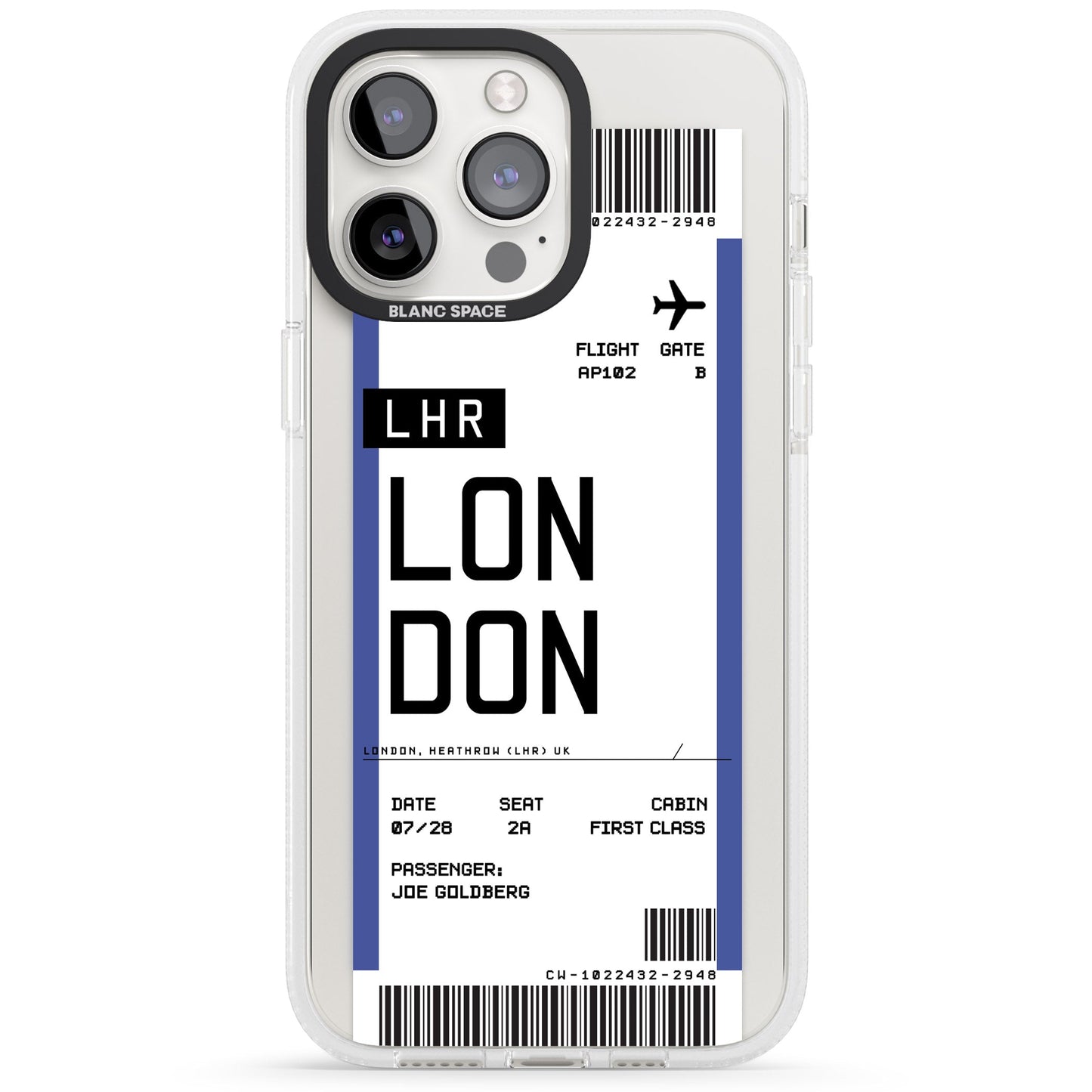 Personalised London Boarding Pass