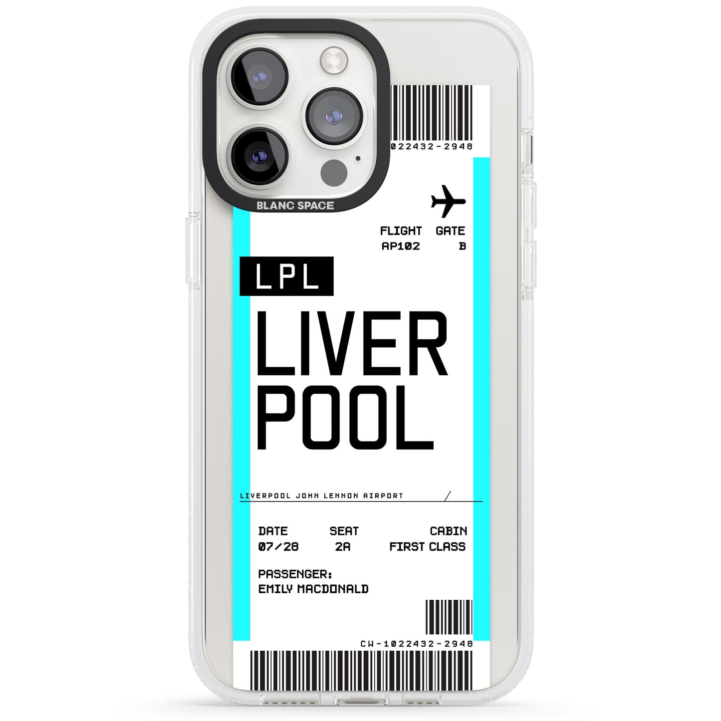 Personalised Liverpool Boarding Pass