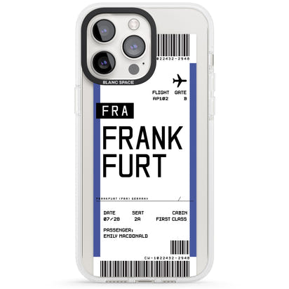 Personalised Frankfurt Boarding Pass