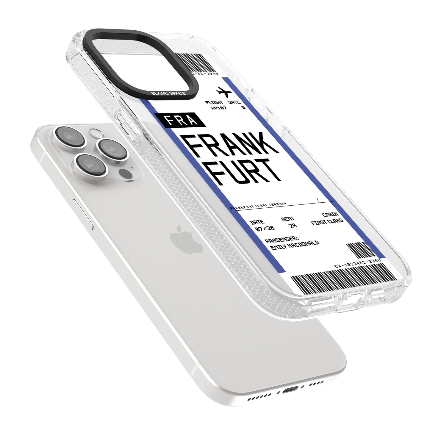 Personalised Frankfurt Boarding Pass