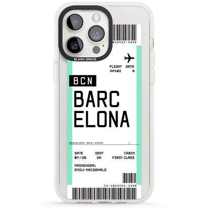 Personalised Barcelona Boarding Pass
