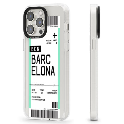 Personalised Barcelona Boarding Pass