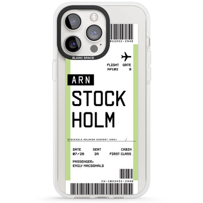 Personalised Stockholm Boarding Pass