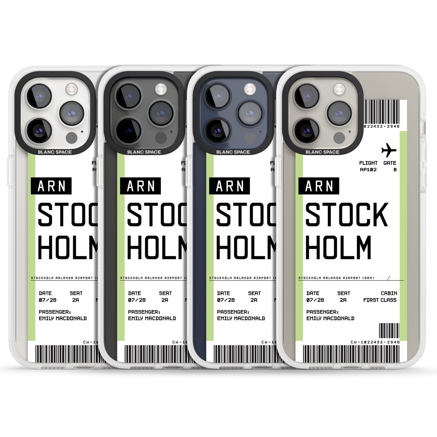 Personalised Stockholm Boarding Pass